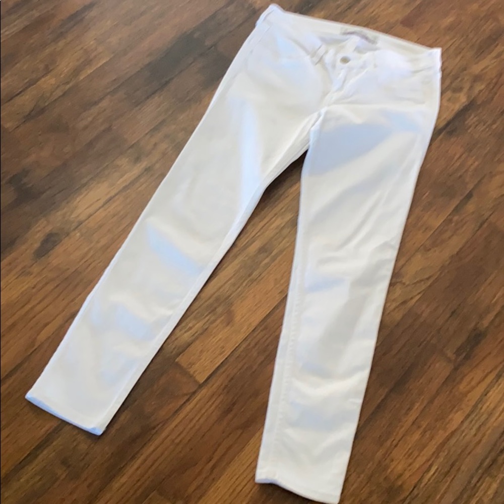 Hollister Bright White Mid Rise Jeggings